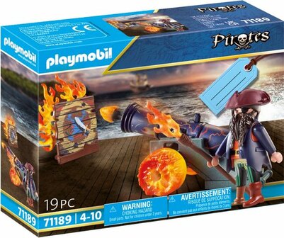 71189 PLAYMOBIL Giftset piraat met kanon