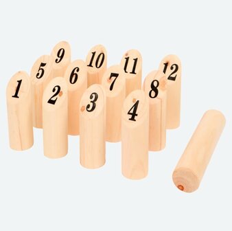 23589 Kubb Scandinavisch Kegelspel   