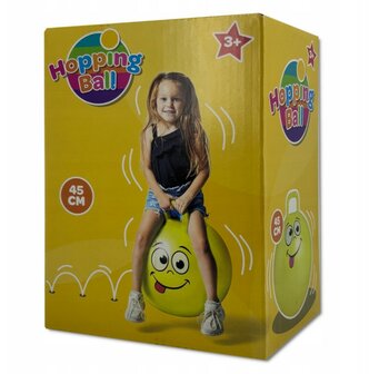 22667 Skippybal Smiley Geel 45 cm