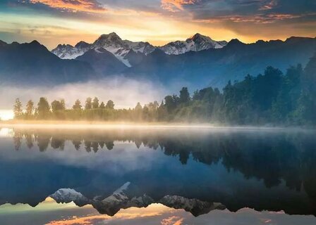 003564 Ravensburger Puzzel Lake Matheson, New Zealand 1000 stukjes