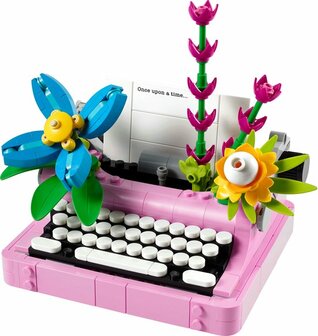 31169 LEGO Creator 3in1 Typemachine met bloemen