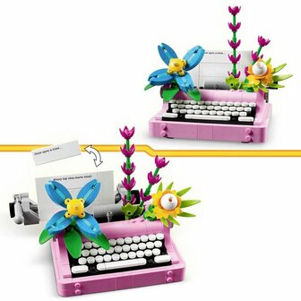 31169 LEGO Creator 3in1 Typemachine met bloemen
