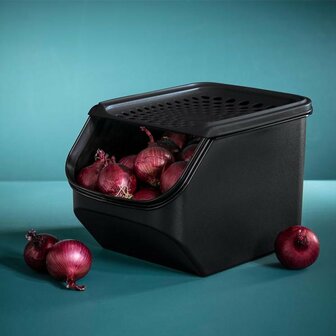79685 Tupperware Uien Smart 5,5 l  Zwart 1 stuk(s)