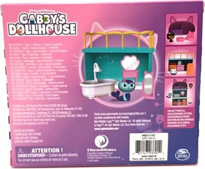 37014 Gabby&#039;s Dollhouse  &quot;Mercat&quot; Kamer Speelset  Poppenhuis  3+