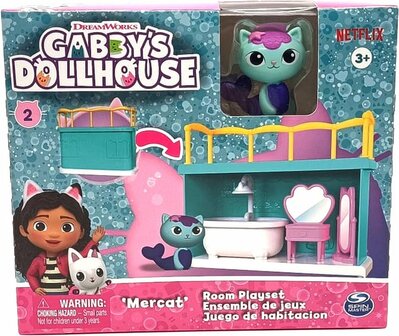 37014 Gabby&#039;s Dollhouse  &quot;Mercat&quot; Kamer Speelset  Poppenhuis  3+