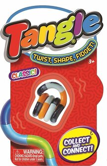 86073 Tangle Classic Junior (ZURU) -zwart oranje grijs