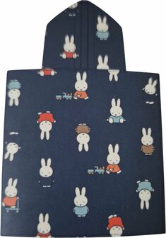 05094 Nijntje Badponcho Blauw 50x50 cm