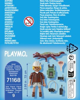 71168 PLAYMOBIL Special plus Onderzoeker met jonge kaaiman