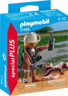 71168 PLAYMOBIL Special plus Onderzoeker met jonge kaaiman