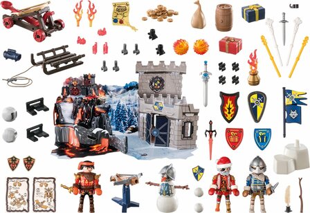 71346 PLAYMOBIL Adventskalender Novelmore Strijd in de sneeuw
