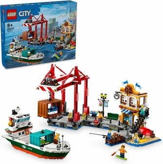 60422 LEGO City Haven met vrachtschip