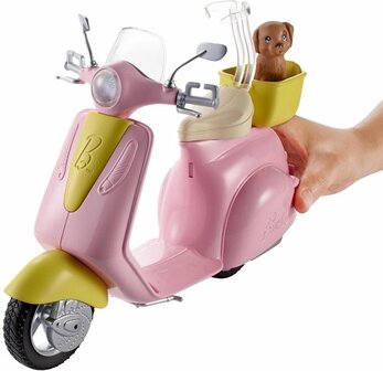 32866 Barbie Scooter Met Hondje