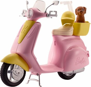 32866 Barbie Scooter Met Hondje