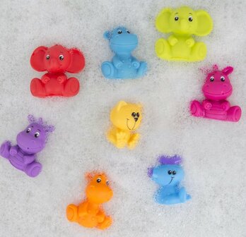 84176 Playgro Geschenkset Kadoset badspeeltjes Jungle dieren  8st