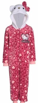 37489 37489 Hello Kitty Onesie met Capuchon  Lange Mouw Maat 116/122 
