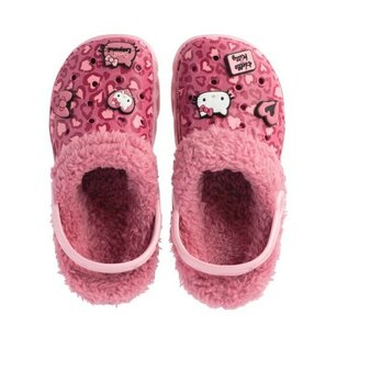 36963 Hello Kitty Clogs Roze Gewatteerd Maat 28-29