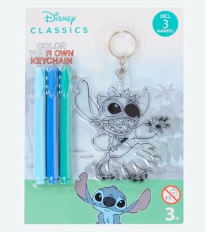 15079 Disney Stitch Kleur je Eigen Sleutelhanger