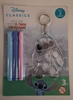 15086 Disney Stitch Kleur je Eigen Sleutelhanger
