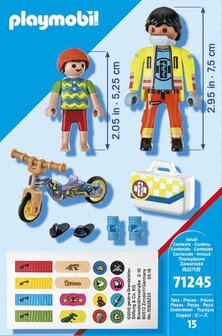 71245  PLAYMOBIL City Life Verpleegkundige met Pati&euml;nt