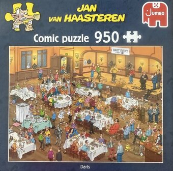 05430 Jan Van Haasteren Puzzel Darts 950 Stukjes
