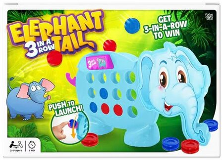 16236 RubyToys Elephant Tail 3-Op-Een-Rij