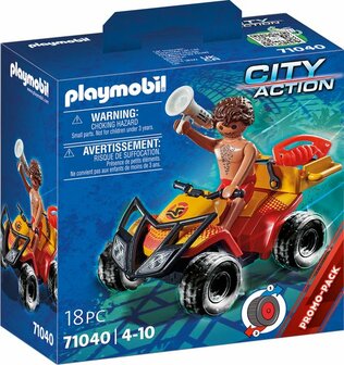 71040 PLAYMOBIL City Action Badmeester Quad
