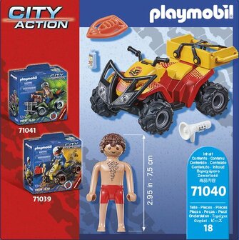 71040 PLAYMOBIL City Action Badmeester Quad