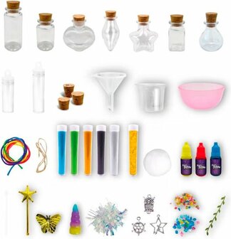 15376 Mystery Potion Mixing Set  20 Toverdrankflesjes, 7 Verschillende Toverdrankjes  incl. Recepten en Toverboek