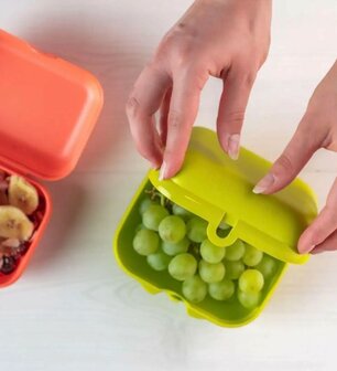 79302 Tupperware Eco Snackdoos Large Geel/groen