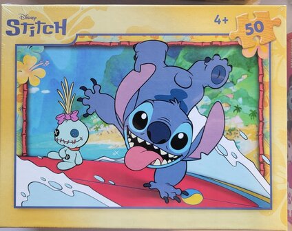 19713 Disney Stitch &nbsp;Puzzel&nbsp; 50 stukjes