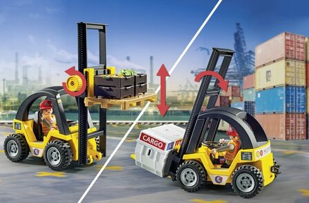 71528 PLAYMOBIL My Life Promo Heftruck met lading