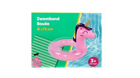 21678 Zwemband E&eacute;nhoorn Roze &Oslash; 76cm