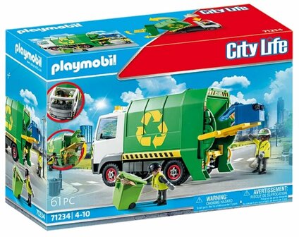 71234 PLAYMOBIL City Life Recycling vrachtwagen