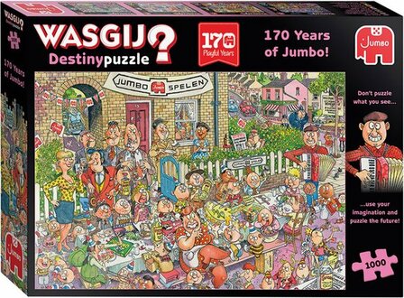 16909 Jumbo Puzzel Wasgij Destiny 170 Jarig Jubileum 1000 stukjes