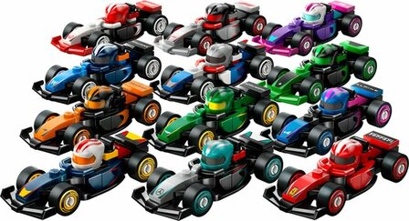 71049 LEGO F1 raceauto 1 van de 12 willekeurige raceauto&#039;s