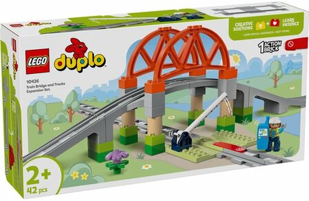 10426 LEGO DUPLO Stad Treinbrug en rails uitbreidingsset