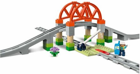 10426 LEGO DUPLO Stad Treinbrug en rails uitbreidingsset