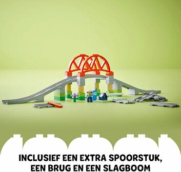 10426 LEGO DUPLO Stad Treinbrug en rails uitbreidingsset