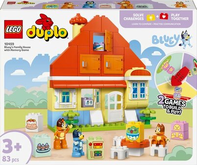 10459 LEGO&reg; DUPLO&reg; Bluey: Huis van Bluey en haar Familie met Geheugenspel