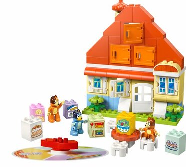 10459 LEGO&reg; DUPLO&reg; Bluey: Huis van Bluey en haar Familie met Geheugenspel