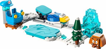 71415 LEGO Super Mario Uitbreidingsset: IJs-Mario pak en ijswereld