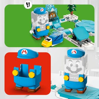 71415 LEGO Super Mario Uitbreidingsset: IJs-Mario pak en ijswereld
