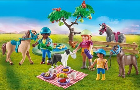 71239 PLAYMOBIL Country Picknick excursie met paarden