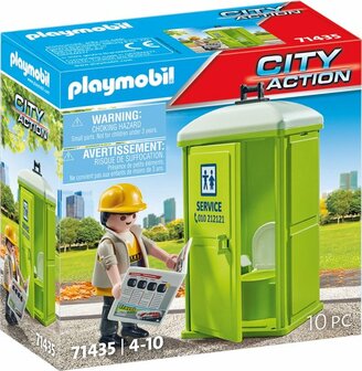 71435 PLAYMOBIL City Action Mobiel Toilet