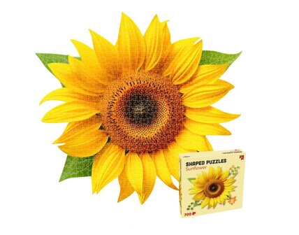 89707 Shaped Puzzles Sunflower Bloemvormige Puzzel &Oslash;  65 cm