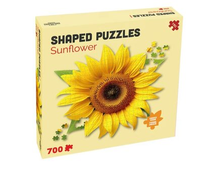 89707 Shaped Puzzles Sunflower Bloemvormige Puzzel &Oslash;  65 cm