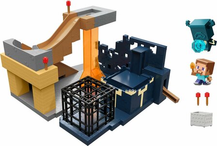 38101 Mattel MINECRAFT MINIMODUS Opkomst van de Warden Speelset