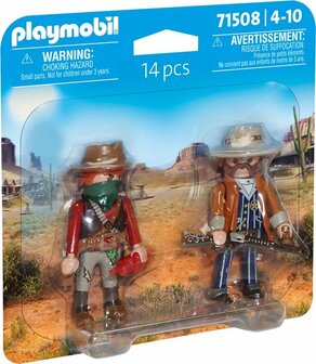 71508 PLAYMOBIL DuoPacks Bandieten en sheriffs