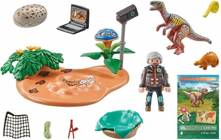 71526 PLAYMOBIL Dinos Stegosaurusnest met eierdief