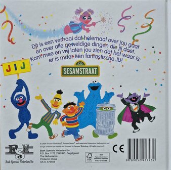 57432 Boek Sesamstraat  Maar &eacute;&eacute;n jij! 